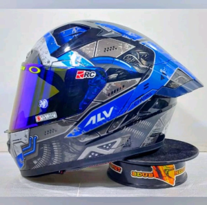 Helm ALV Genesis Motif Cyborg Komainu Terbaru Full Face SNI genos ultron pro sv300 windtail flat r kyoto tt course ttr jet nfj zx1r n1 elite dynamic mds sv300 zx1r r1 max n1 max g1 furry king fighter r10 falcon vendeta kairoz