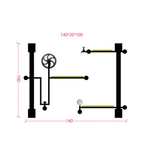 Industrial Style Metal Art Wall Mounted Storage Rack Restaurant Wall Decoration Partition Book Shelf Bar Coffee Shop Display Stand