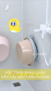 Móc Treo Thau Treo Chậu Đa Năng Gắn Cốc Hút Chân Không Móc Treo Đồ Đa Năng - Ji Ji Shop