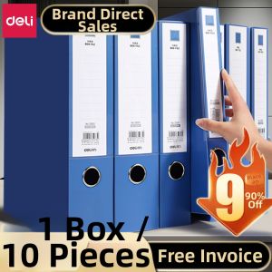 deli | Thickened Finance Document Storage Box A4