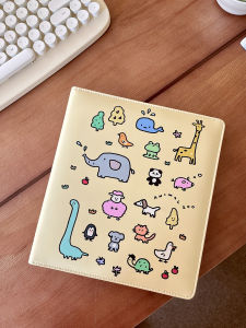 Young Adult Play Heart Custard Zoo Card Binder Four Grid Leather Large A5 Star Chasing Mini Truck Storage Book Polaroid Album