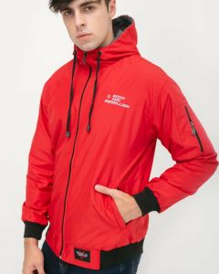 Jaket varsity parasut pria bisa bolak-balik / Jacket