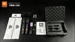 JBL VBM-100 UHF Microphone System Clear Sound Without Interference Suitable for KTV Karaoke & Stage Use