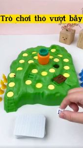 Đồ chơi BoardGame Trò chơi bẫy thỏ phiên bản nâng cấp 48 thẻ cuộc đua rùa và thỏ - Tiệm Nhà Sóc 2023