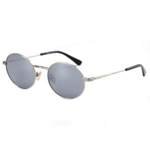 ZENOTTIC Male Round Polarized Sun Glasses Metal Frame UV400 Men Sunglasses Urban Style All-Weather Protection
