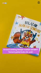Seri Anak Mandiri Belajar Makan Sendiri Boardbook | Buku Cerita Anak Mizan
