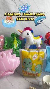Momosee Pelampung Renang 1 Pasang Anak Pelampung Tangan Renang Anak Pelampung PVC Anti Bocor WJ21