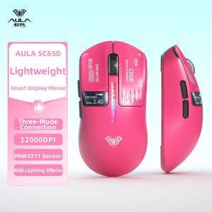 AULA | Wireless Bluetooth & Wired 3-Mode Charging Lightweight Gaming Mouse