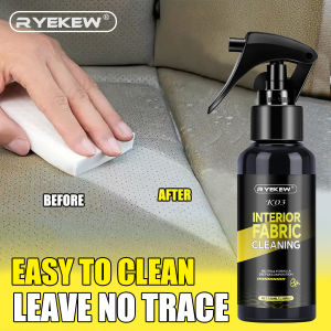 Car Interior Cleaner Agent Ceiling Cleaner Leather Flannel Woven Fabric Water Free Multipurpose Auto Dash Cleaning Tool