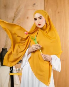 Jilbab hijab kerudun krudung pashmina wanita dewasa terbaru new terlaris terkini modern kekinian murah viral 2022 Arrafi AR 613 adem mudah di bentuk cantik bahan baby doll ori premium cantik bayar di tempat COD gratis ongkir
