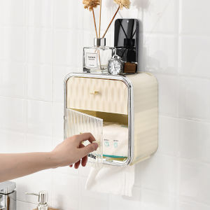 กล่อง ใส่ กระดาษ ชำระ ห้องน้ำ กล่องใส่ กระดาษ ทิชชู่ กันน้ำ ติดผนัง ห้องน้ำ