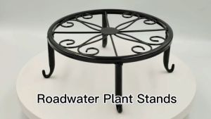 (SG STOCK) 5 Pack Metal Potted Plant Stand Floor Flower Pot  Decorative Pot Round Supports Rack Garden Indoor Outdoor