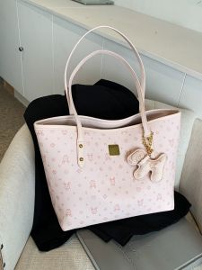 กระเป๋าถือทรงสี่เหลี่ยมปูนสไตล์เกาหลีสำหรับผู้หญิง ความจุขนาดใหญ่ กระเป๋าสะพายไหล่แบบลำลอง แฟชั่นสำหรับเดินทาง 2024 รุ่นใหม่