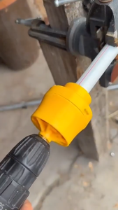 อุปกรณ์ต๊าปเกลียวท่อน้ํา ประปาหัวคู่ PPR เจาะรูด้านใน ด้ายความแข็งสูงสวมใส่-ต้านทานท่อ Threader Tap Pipe Threading Tool Set For Water Pipe Expansion Punch Stepped Drill Bit 6.35mm Hexagonal Handle