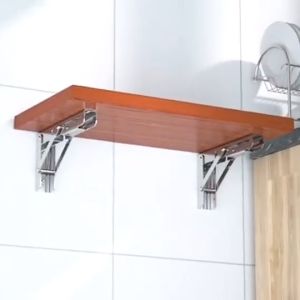 [BISA COD] Bracket Engsel Siku Stainless Steel Load 65kg 12 Inch 2 PCS / Braket Dinding Lipat / braket Siku Dinding / Bracket Lipat / Bracket Siku Dinding Lipat / stand / siku dinding tempel / siku dinding besi / siku dinding 1 set / siku dinding lipat