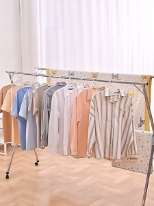 Foldable Clothes Drying Rack Retractable Clothes Drying Rack Stainless Steel Outdoor Laundry Rack