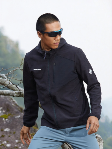 Lightweight Elastic Comfortable Warm Mens Mid Layer Jacket