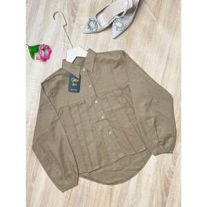 Kemeja korean style/ Dear Top Longsleeve Pleats Shirt / Kemeja Wanita / Blouse Wanita / Kemeja Lengan Panjang / Kemeja Kantor / Office Wear / Atasan Wanita / Kemeja Pleats