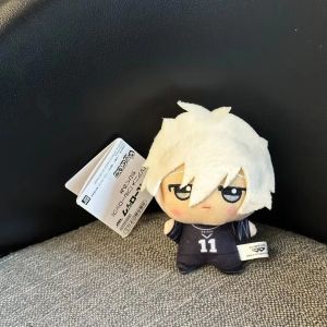 Bandai | 10cm Blue Lock Plush Toy Keychain Mini Nagi Backpack Charm Anime Peripheral Cute Stuffed Doll Bag Decoration Birthday Gift