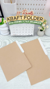 FCI Kraft Folder Eco-Friendly Lightweight and Portable Tear- resistant Classic & Professional Design for Office and School Designs