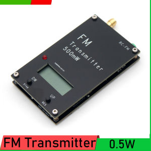 2000M 0.5W FM Transmitter Frequency LED display Stereo Digital 88M-108MHz FOR DSP Radio broadcast Campus Radio Station Receiver