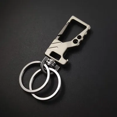 1pcs Heavy Duty Keychain Bottle Opener Carabiner Metal Car Key Chains for Men and Women Beer Opening Keyholders Key Ring