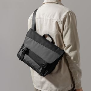 กระเป๋าสะพายข้างผู้ชาย TOTOMAX ความจุขนาดใหญ่ กระเป๋าใส่แท็บเล็ต iPad สำหรับนักเรียนวัยรุ่น กระเป๋าสะพายข้างแบบสะพายข้าง T27