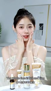 SADOER 5 IN 1 Set Collagen Anti-Aging Skin Care Set Cleanser/Toner/Serum/Face Cream/Eye Cream Anti-Aging Skin Care Set