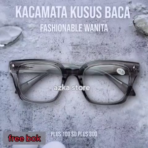 Kacamata Baca lensa Plus Frame model GM ys1078 Khusus untuk Membaca Plus 100 sd 300 Kaki Per Bok Lap