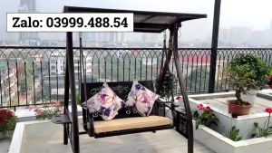 Xích Đu Ngoài Trời Xích Đu Nhập Khẩu 100% Xích Đu Nhôm Đúc BỀN + ĐẸP Mẫu Xích Đu Ngoài Trời XĐ01