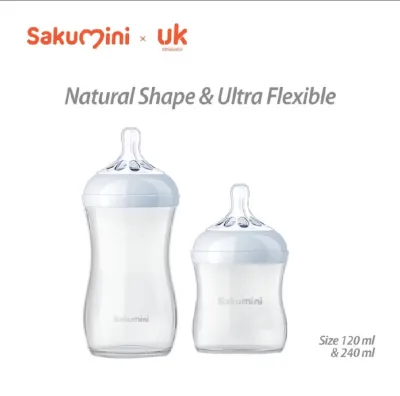 Sakumini Botol susu bayi natural Bottle Baby leher lebar