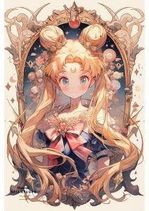 Sailor Moon Cartoon Anime DIY Full Round/Square Diamond Painting Home Living Room Bedroom Bar Aesthetic Decor