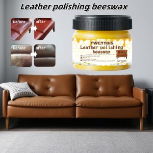 80g Multi-Purpose Beeswax Leather Care Wax-Gentle Cleansing Polishing & Protection for SofasShoesBags - Removes Dust & Stains