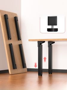 ขาโต๊ะพับได้ อุปกรณ์เสริมสำหรับโต๊ะอาหาร ขาโต๊ะไม้ โต๊ะทำงาน โครงสร้างโลหะ รับน้ำหนัก สไตล์ย้อนยุค วัสดุเหล็กกล้าแผ่นเย็น