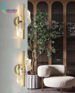 [MẪU MỚI]Đèn tường LED HÂN BÁCH - Thiết kế hiện đại bằng kim loại và acrylic-Phòng ngủ hành lang