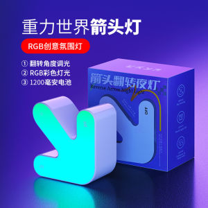 Creative Charging RGB Atmosphere Light Electronic Sports Room Computer Desktop Decoration Night Light Colorful Atmosphere Lamp