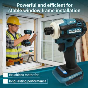 Makita | Makita DTD172 18V Brushless Cordless Impact Driver Rechargeable Screwdriver Drill Tool for Workshop and Construction