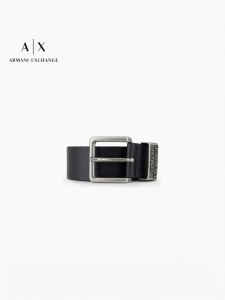 Armani Exchange | Cowhide Leather Pin Buckle Belt