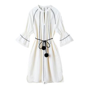 High-end Striped Pullover Flare Sleeve Doll Dress