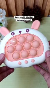 Mainan Anak pop it Elektrik  Mainan Konsol Game Gelembung Tekan Cepat Mainan Lucu