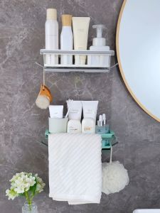 Wall Mounted Sponge Rack Kitchen Sink Bracket Bathroom Storage Rack Faucet Hanging Storage Rack Kitchen Shelf Towel