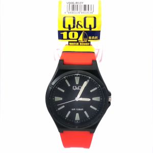 Q&Q WATCH COLORED RUBBER 10BAR WATER RESIST VQ66J810Y