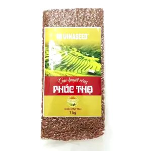 1kg Gạo sạch hữu cơ ăn kiêng thực phẩm dinh dưỡng Gạo lứt huyết rồng Phúc Thọ chính hãng Vinaseed