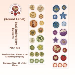 Simulated Embroidery Creative Stickers