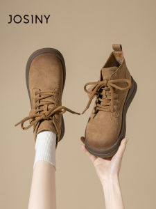 Josiny | Thick Sole Retro Fleece Lined Casual Boots