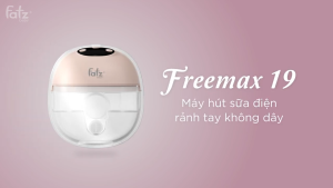 Máy hút sữa rảnh tay không dây FATZ BABY Freemax 19 FB1285MX 4 chế độ hút 9 cấp độ thiết kế cải tiến