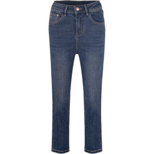 Retro High Waist Thickened Fleece Straight Leg Jeans Womens Eight Point Small Size Slimming Nine Point Smoke Tube Pants