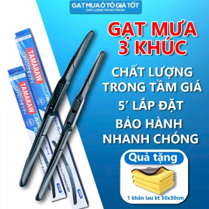 Cặp Gạt Mưa Dành Cho Các Dòng Xe HYUNDAI - Lưỡi Gạt Mưa Phủ CERAMIC Chống Bám Nước - Gạt Mưa Ba Khúc