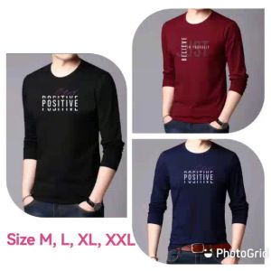 Promo Sweater Keren Kaos Pria Distro Positive Crewneck Trendy Sweatshirt Elegan Sweter Cowo Kekinian