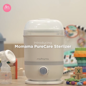 Momama® PureCare Sterilizer | Sterilize & Dry Large Capacity 24H Protection Kills 99.9% Germs | Pensteril Botol Bayi